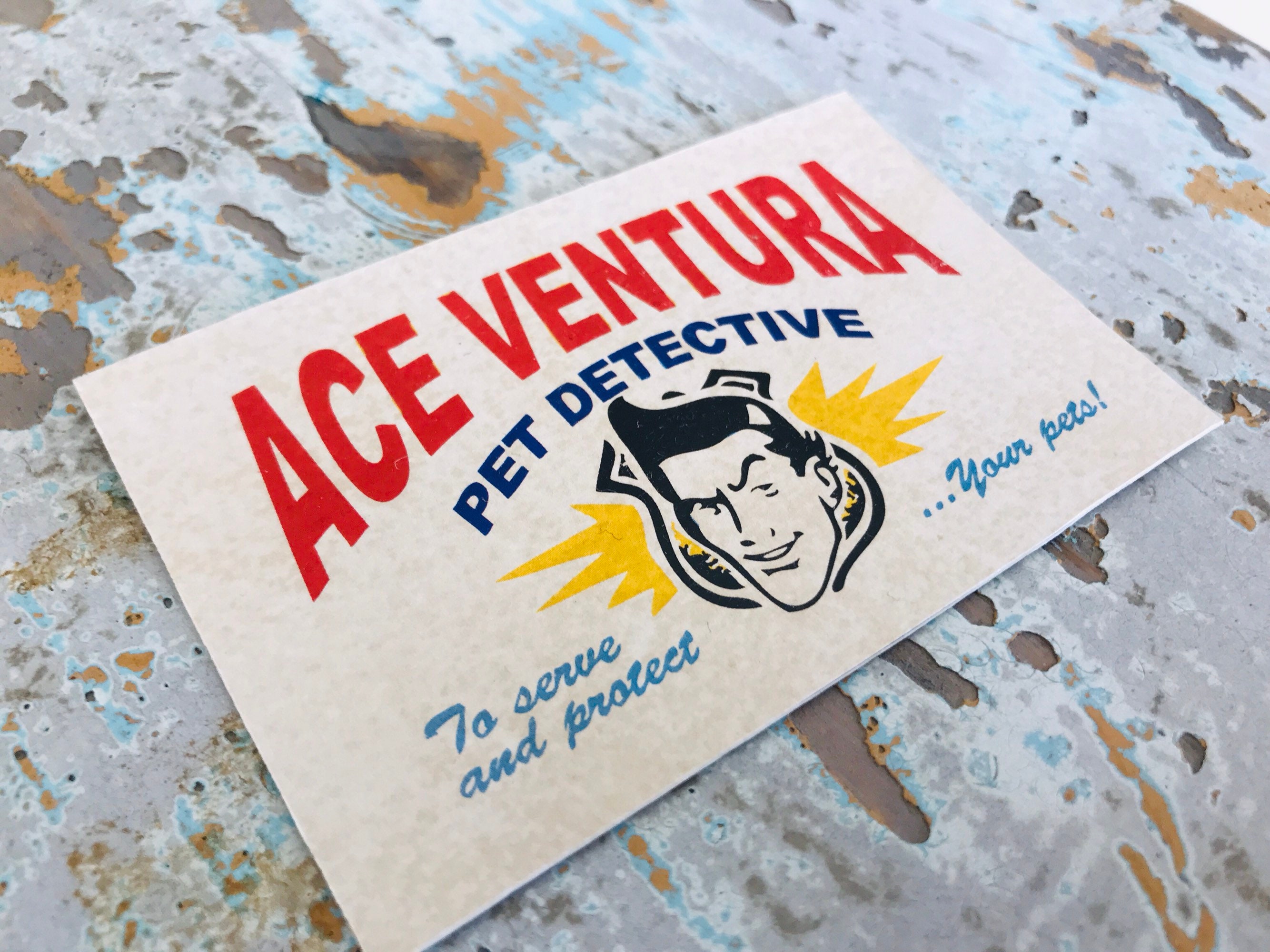 54 ACE VENTURA BUSINESS CARD PRINTABLE BusinessCard1