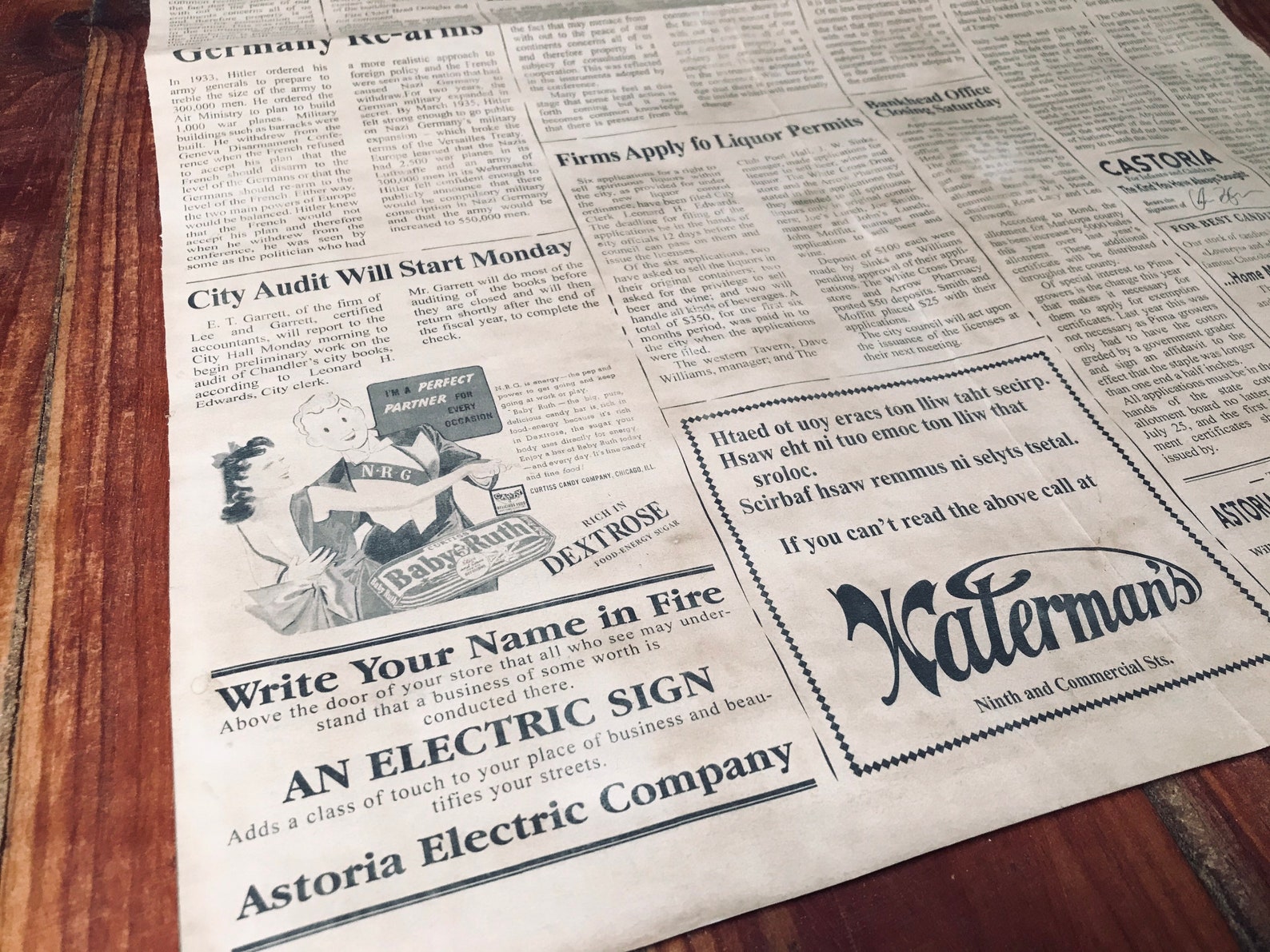 The Astoria Legend Newspaper The Goonies Etsy France