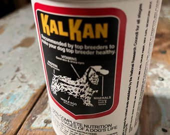 Kal Kan food Dog Chunky Beef Dinner Back to the Future I 1985 REPLICA Etsy