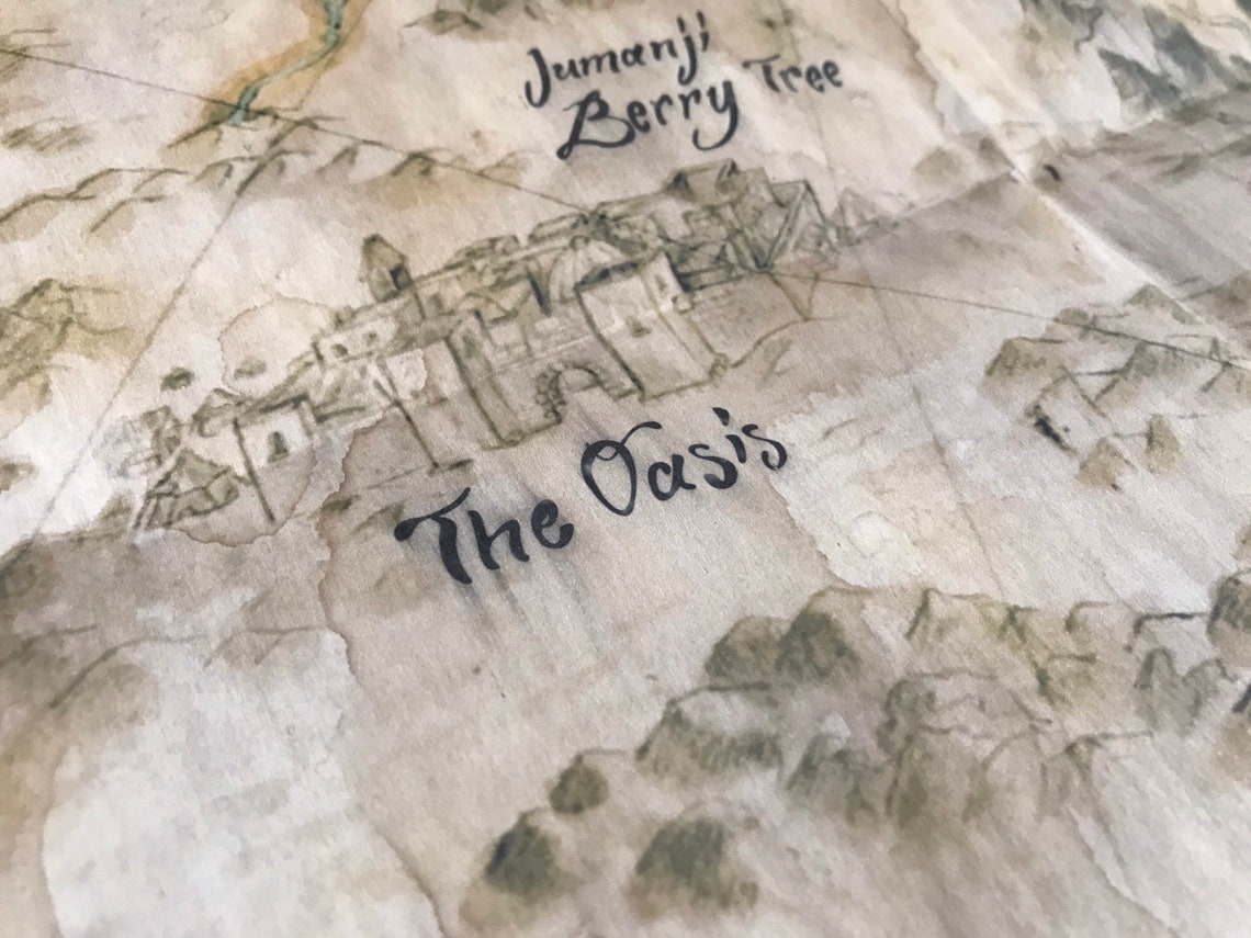 Carte Jumanji Next Level MAP Replica JUMANJI Etsy Australia