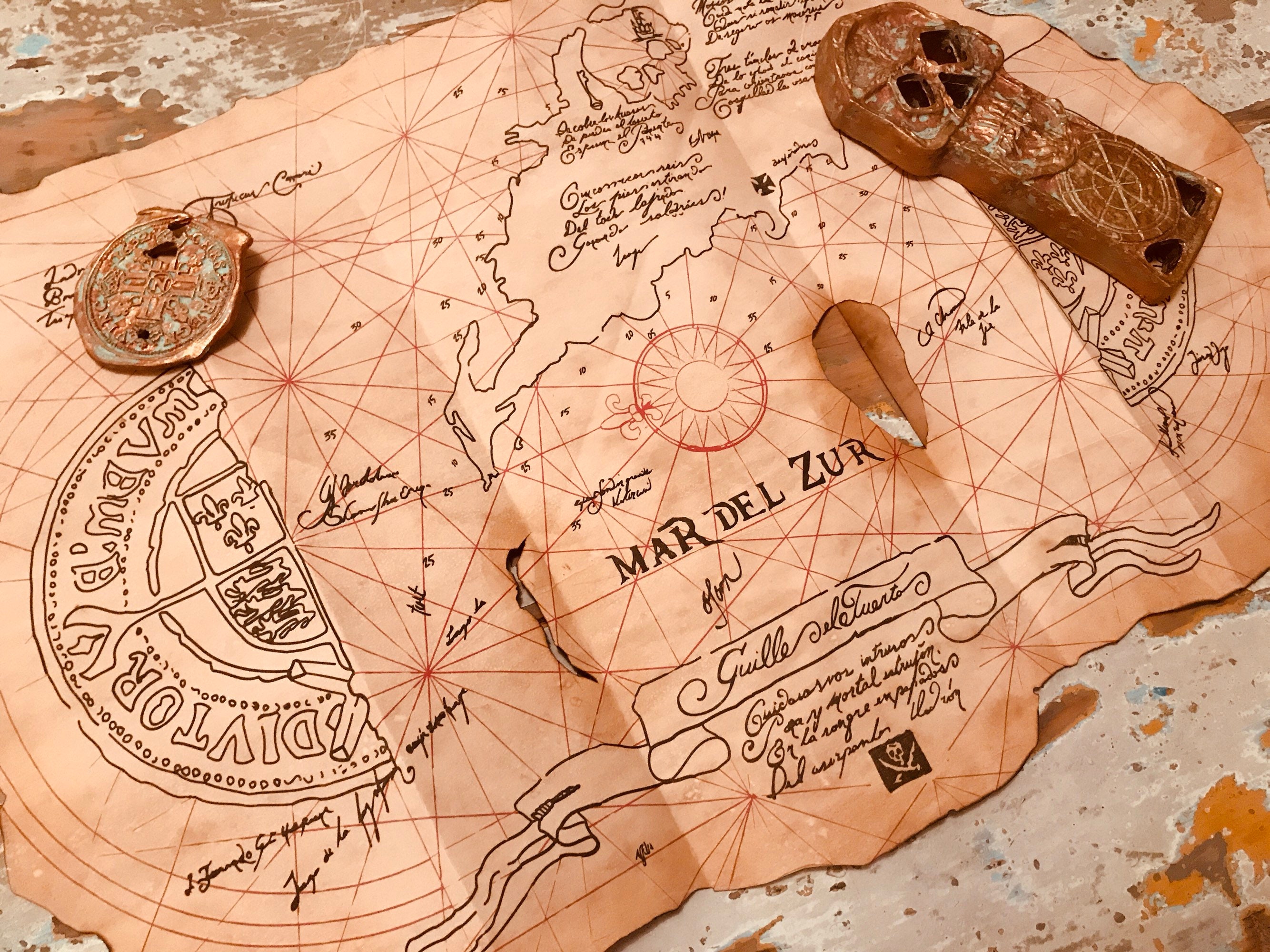 Map From The Goonies The Map Of Willy Le Borgnes The Goonies | Etsy Canada