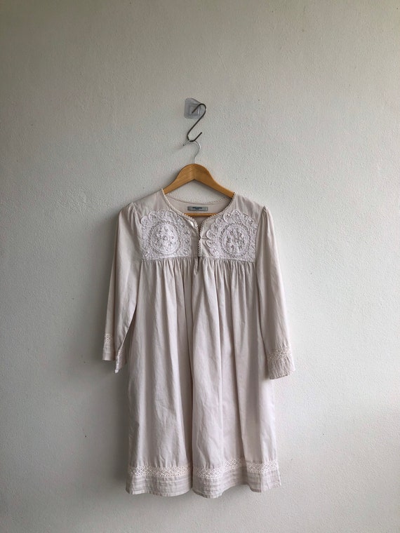 VINTAGE 100% Cotton Pyjamas Dress