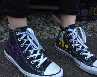 lavender converse