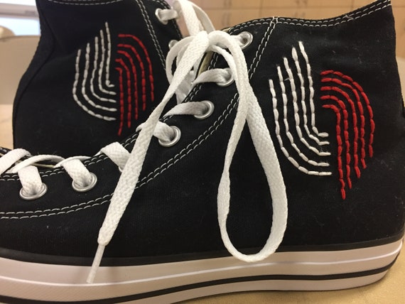 custom embroidered converse