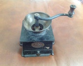 Antique Cast Iron Coffee Grinder No2 by A.Kenrick Son C 1890