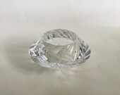 Vintage Royal Copenhagen Swirl Candleholder With Original Label Never Used, Excellent Condition.