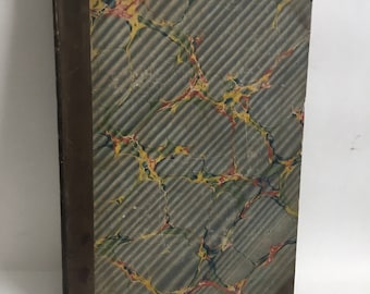 Antiek boek 'The Saturday Magazine', deel de eerste. Juli tot december 1832