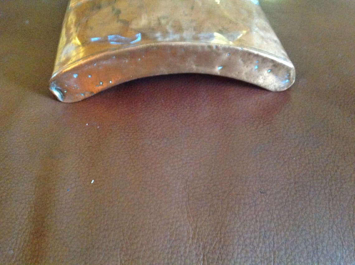 Antique Large Copper Flask / Hot Water Bottle H 10 W Etsy