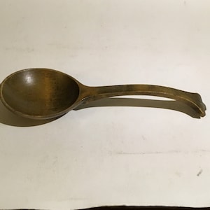 Vintage Swedish Handmade 1940’s Wooden Spoon /Ladle / Scoop Generally Used For Nuts.