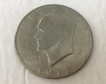 1971年 アイゼンハワー 1ドル硬貨 - D ミントマーク