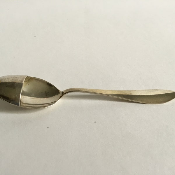 Vintage Sterling Medicine Spoon,Medicine Poured Into Spoon, Which Could Be Sucked At Pointed End. L 5”