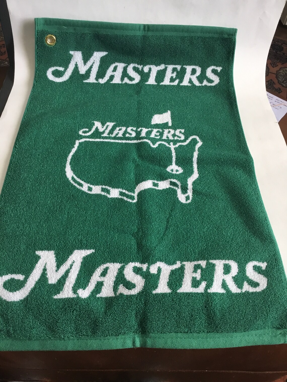 Masters Tournament Authentic Green Golf Towel 15.5 X 24 Etsy