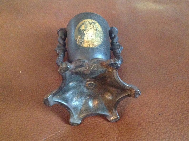 Antique Cast Iron Match Holder / Striker Pat.Jan.21 1862 31/2 Etsy