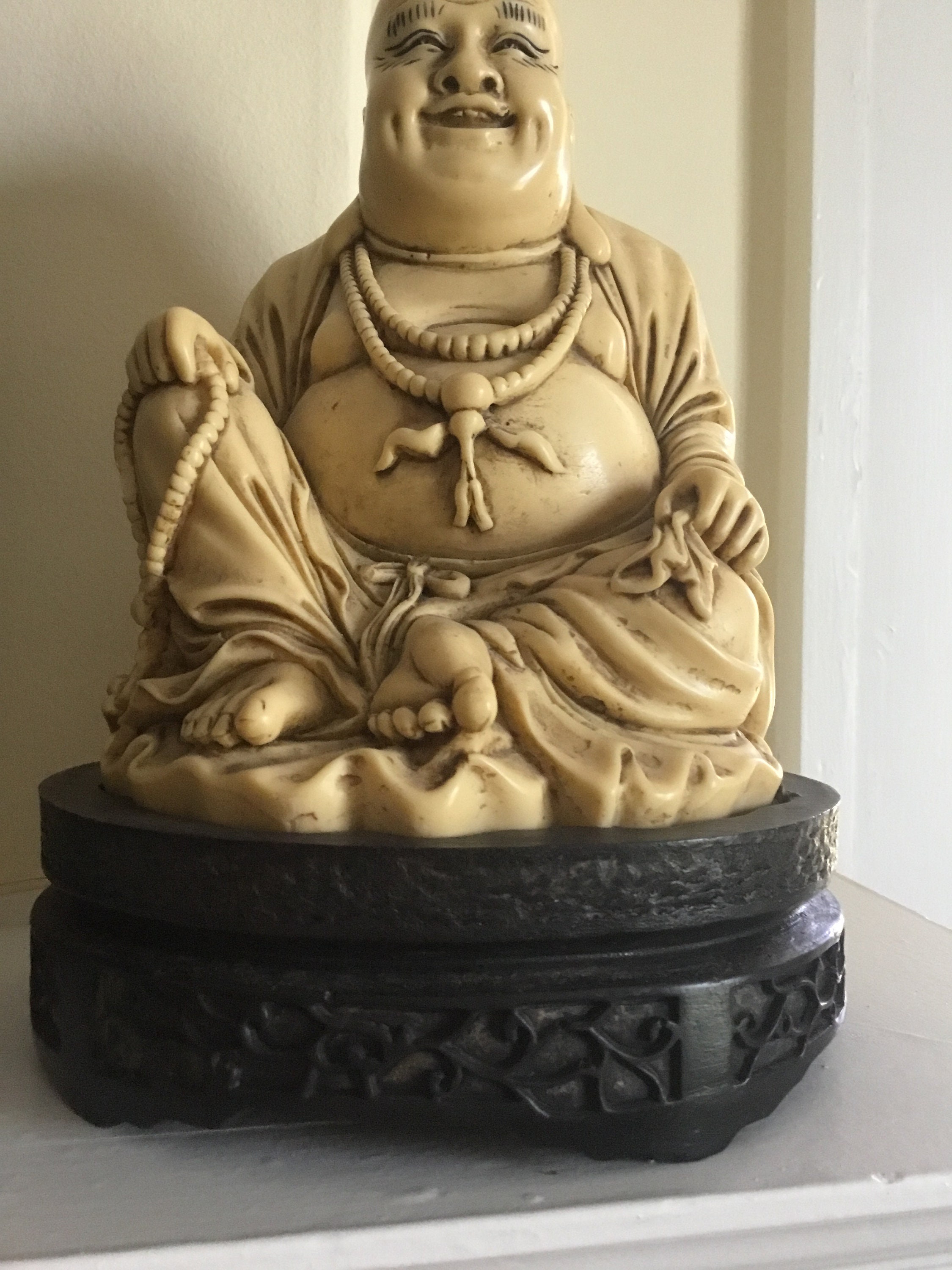 【中古】 Hotel Buddha Antique Japanese Hotel Buddha — 1880, Meiji Era (SKU: 25M