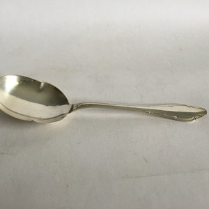 Vintage Swedish Silver Plated Casserole / Serving Spoon Marked Extra N S ALP C 1930’s