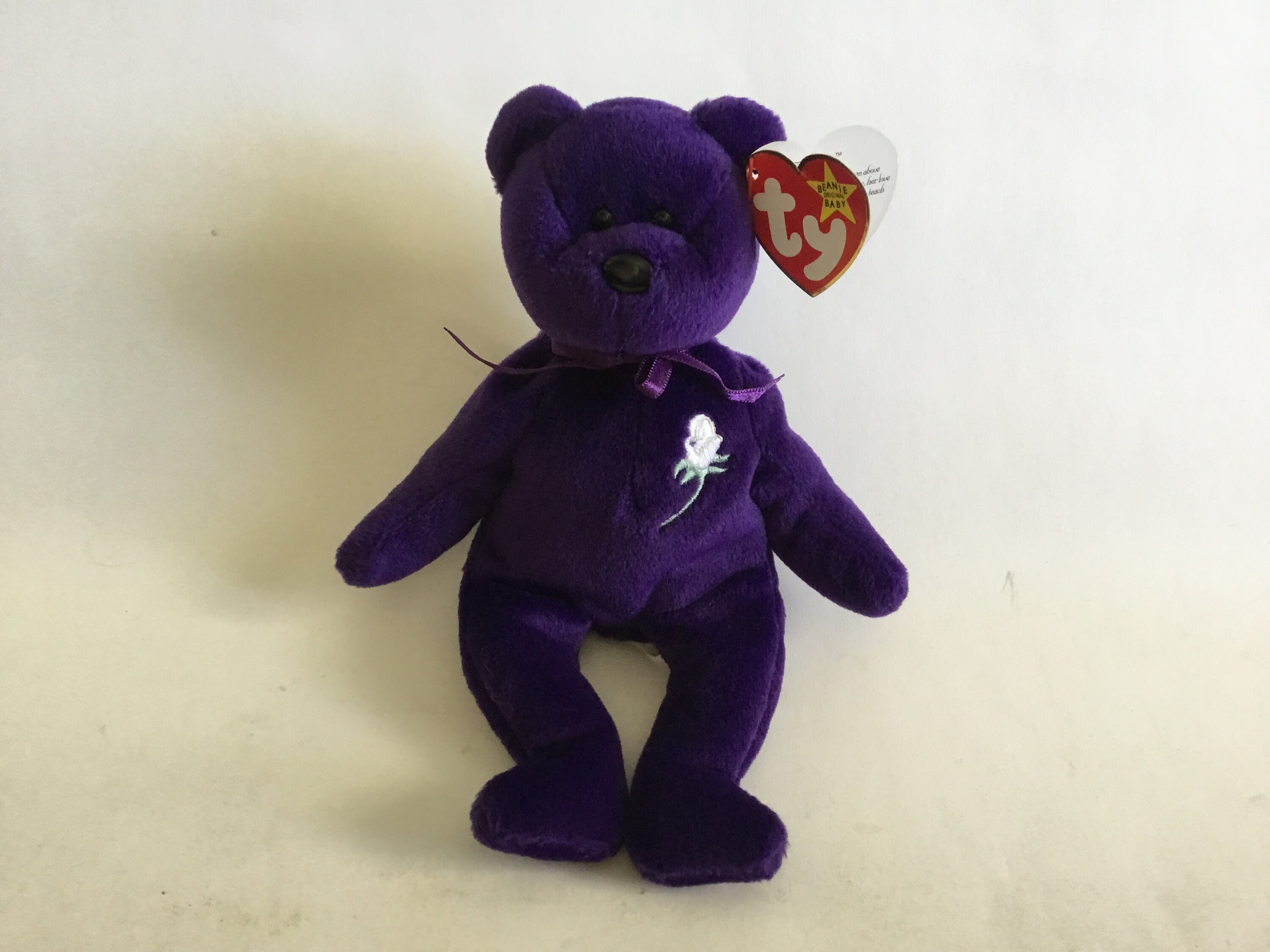 purple teddy bear flowers