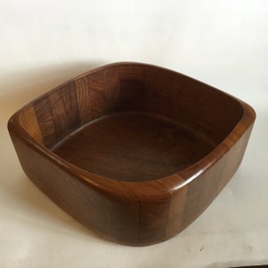 Gorgeous Large 1960’s Mid Century Modern Unusual Genuine Teak Bowl By Sowe Konst,Sovestad,Sweden.