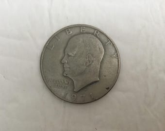 1971年 アイゼンハワー アメリカ 1ドル硬貨 - D ミントマーク
