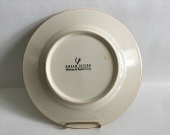 絶妙なヴィンテージ Villeroy &Boch グループ Gallo Design 8 インチ