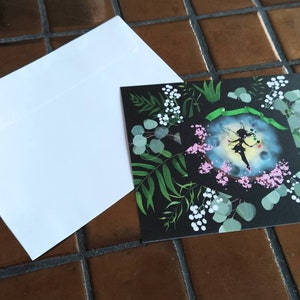 Carte de vœux 'Fée nocturne'