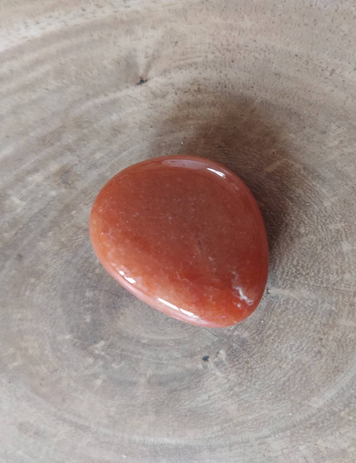 Galet Roulé Aventurine Pêche'