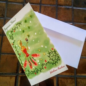 Carte de voeux 'Fée de Noël'