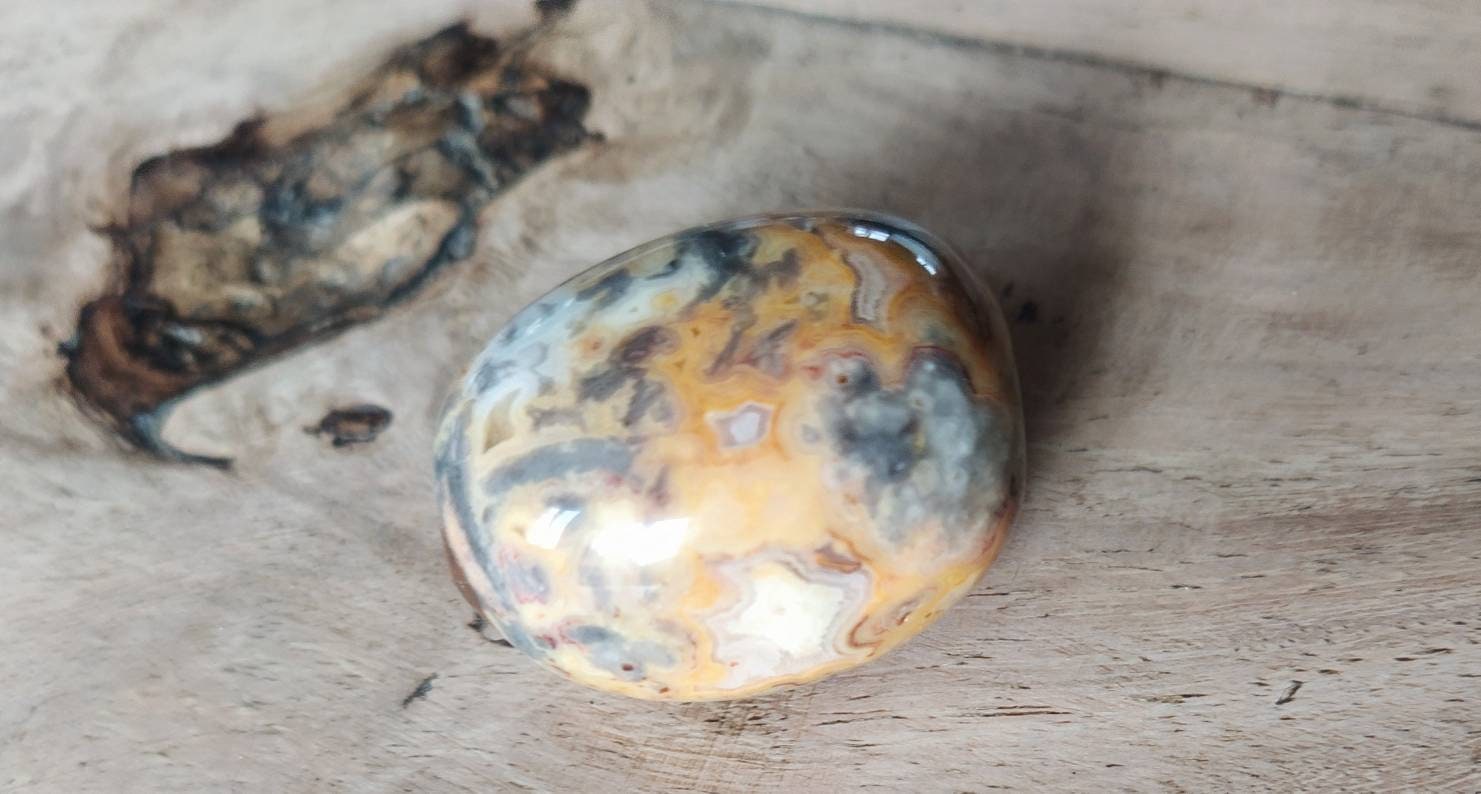 Pierre Roulée Agate Crazy Lace'