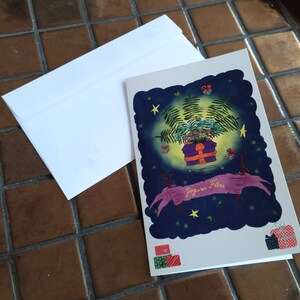 Carte de vœux 'Vegetal Gift'