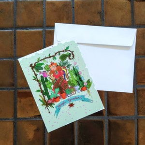 Carte de correspondance 'Magic Garden'