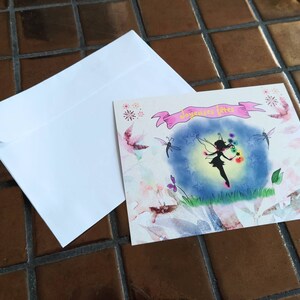 Carte de vœux 'Fée Printemps'