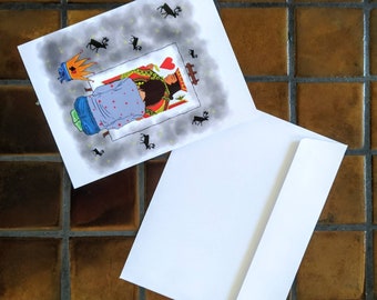 Carte de correspondance 'Waiting'
