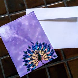 'The Peacock' match card