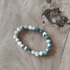 Bracelet rolled stones Agate tree