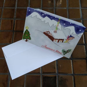Tarjeta de felicitación 'Santa Home'