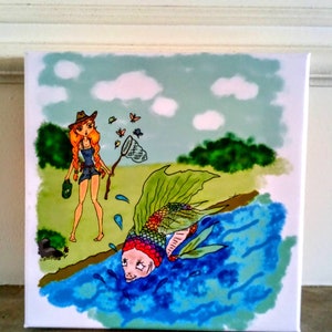 Canvas 'Magical fish'