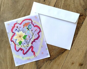 Carte de correspondance 'Spring'