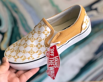 lv yellow vans