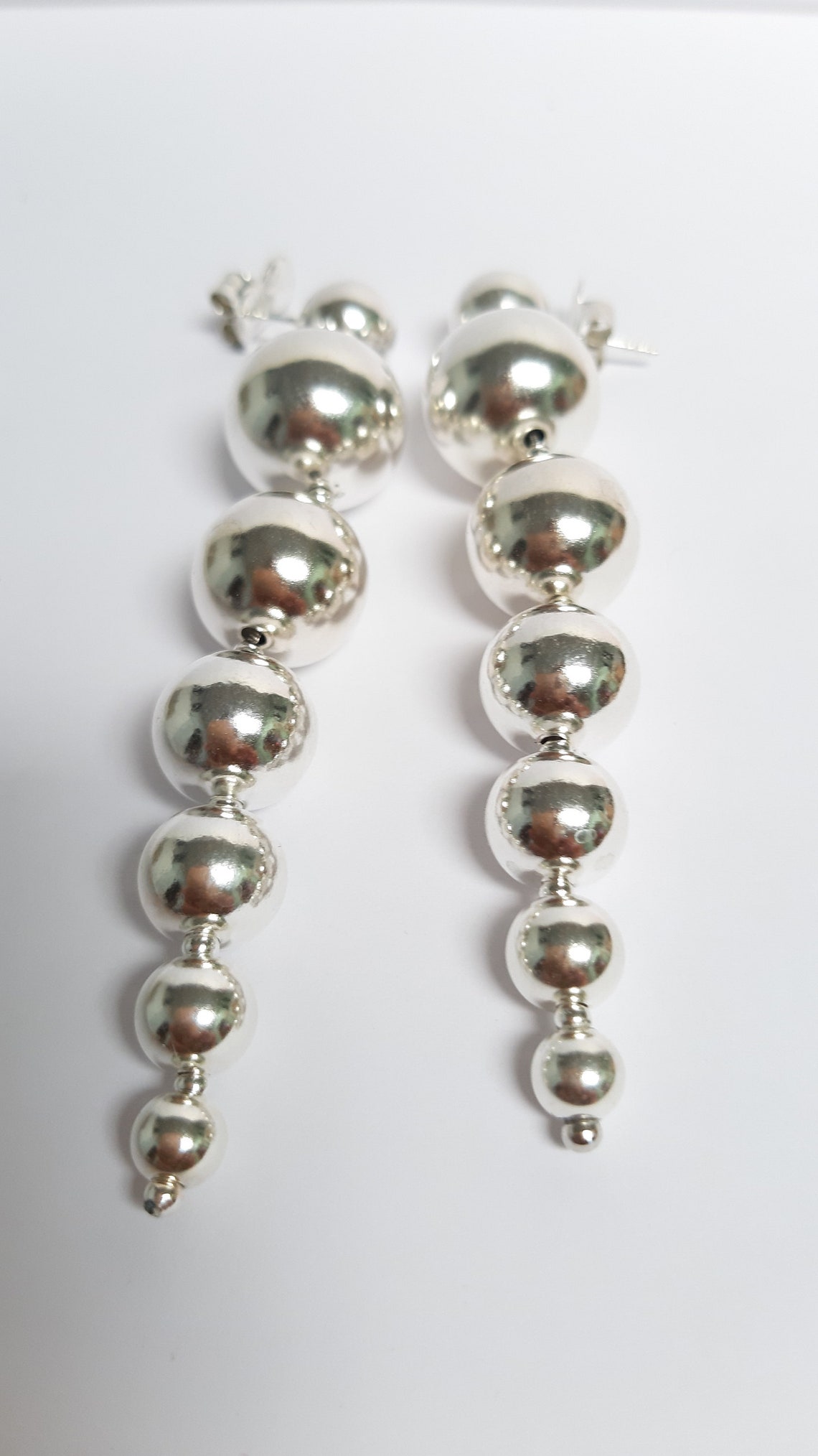 Ball Earrings Large Earrings Ball Earrings Big Earrings Etsy