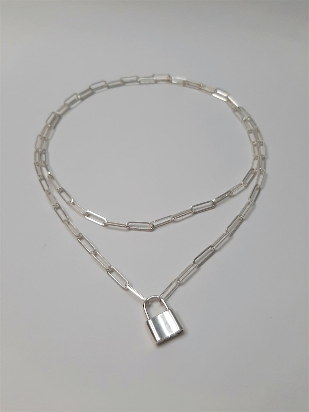 Collier Chaîne Punk Gothique WEITING - Pendentif Cadenas, Style Alternatif, Pour Femmes Et Hommes (couleur Or) - 4