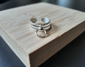 Toes ring, midi ring, O ring for toes, Knuckle silver Ring, Adjustable ring, Mid Knuckle Rings, phalange ring