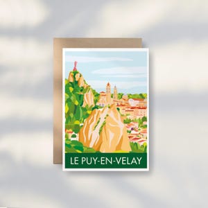 Postcard AUVERGNE Puy en Velay / 10X14CM / Vintage Spirit / Haute-Loire