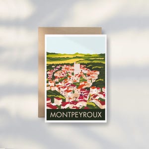 AUVERGNE Montpeyroux Postcard / 10X14CM / Vintage Spirit