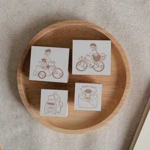 shō 小确幸 Spring 2025 Rubber Stamps - Mail Theme