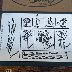 Landstencils, embossingsjabloon. Bloemenstencil, gedetailleerd stencil, kaarten maken. Zomerstijl stencil en embossingsjabloon.