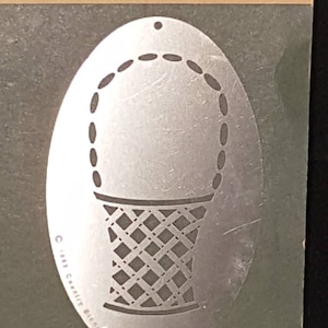 Ostern Korb wiederverwendbare Schablone.