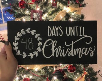 days until christmas sign christmas countdown wood sign christmas sign christmas chalkboard sign farmhouse christmas rustic christmas - Number Of Days Until Christmas days until christmas sign christmas countdown wood sign christmas sign christmas chalkboard sign farmhouse christmas rustic christmas - Number Of Days Until Christmas