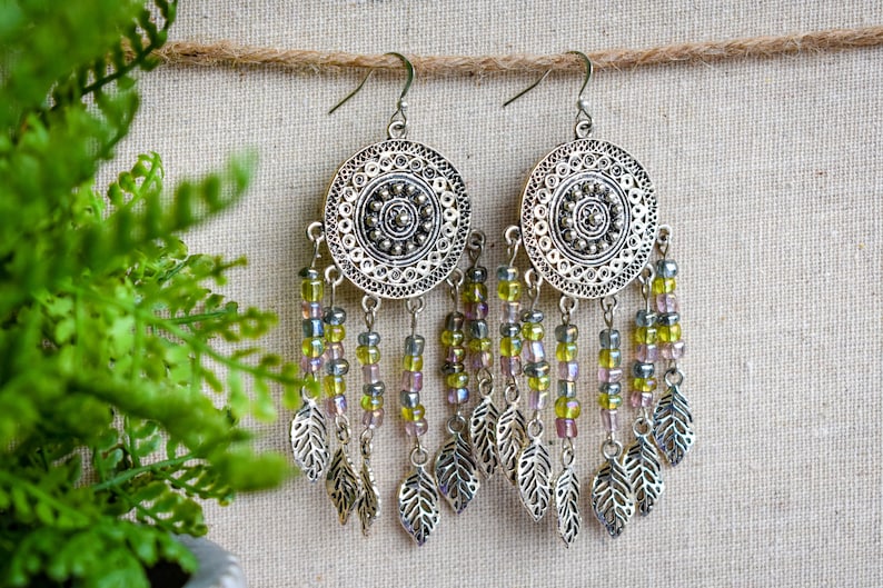 Dreamcatcher Earring Colourful Earrings. Festival Fashion