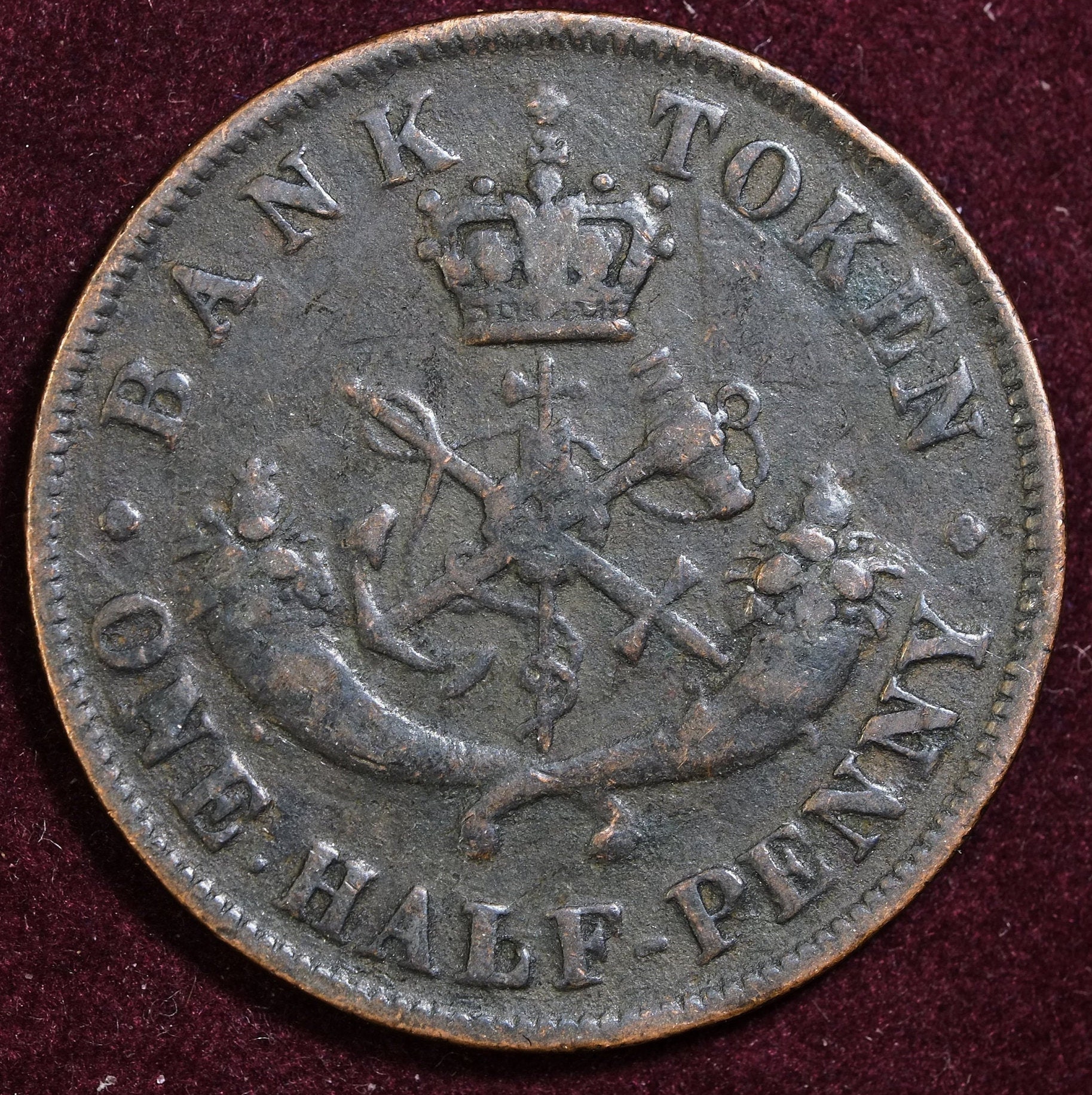 Image of 1857 Bank Of Upper Canada Half Penny