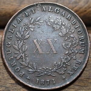 1871 XX Reis Luiz I Portugal