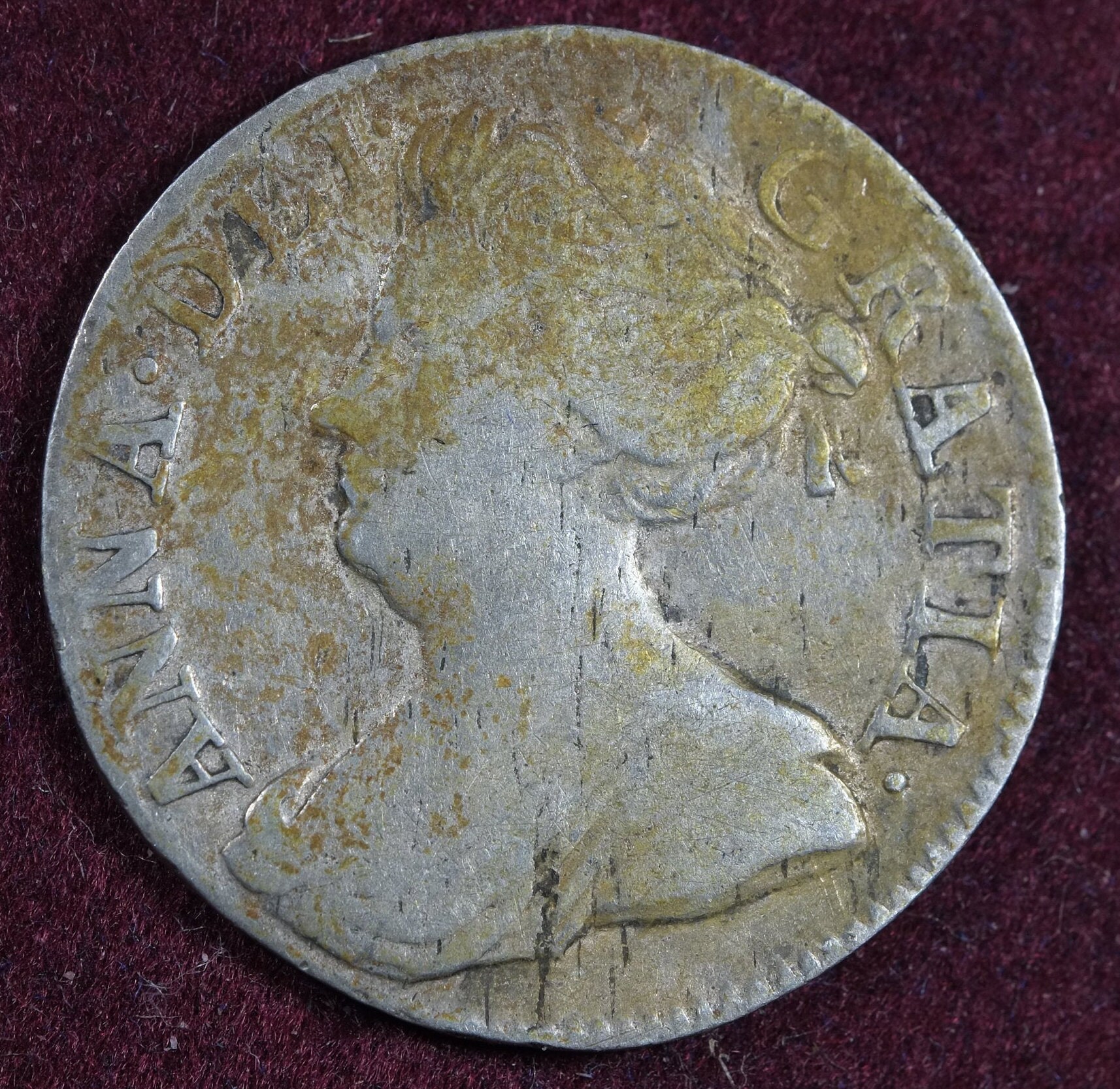 Image of 1710 Queen Anne Maundy Threepence Silver Coin